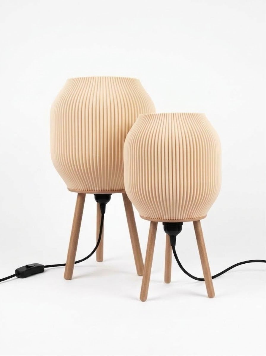 Lampe Tripod Beige