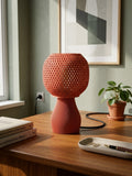 Lampe design terracotta en PLA biosourcé imprimée en 3D à Douai